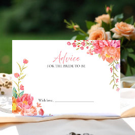 Blommigt Möhippa Adress till Bride Card Inbjudningar