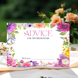 Blommigt Möhippa Adress till Bride Card Inbjudningar