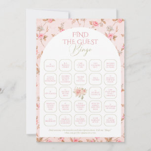 Blommigt Möhippa Bingo-spelinbjudan Inbjudningar