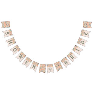 Blommigt Möhippa Flagga Banner