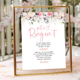 Blommigt | Möhippa för Ring-spel Poster