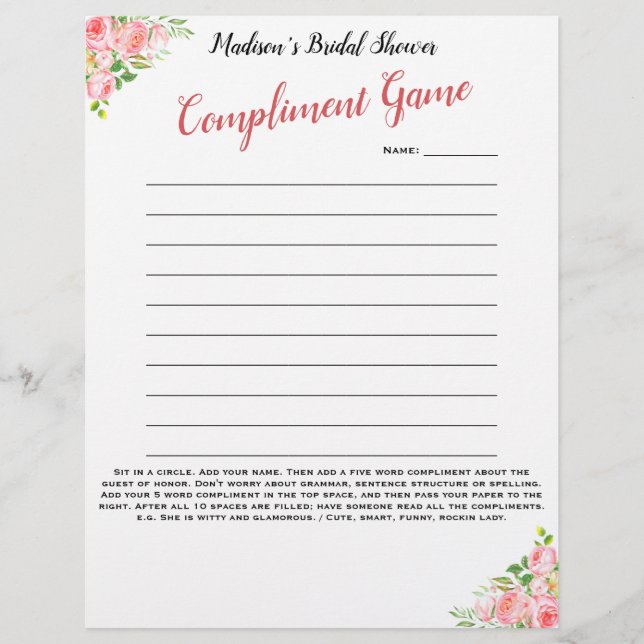 Blommigt Möhippa Icebrytare 💕 5 Ord Roligt (Framsida)