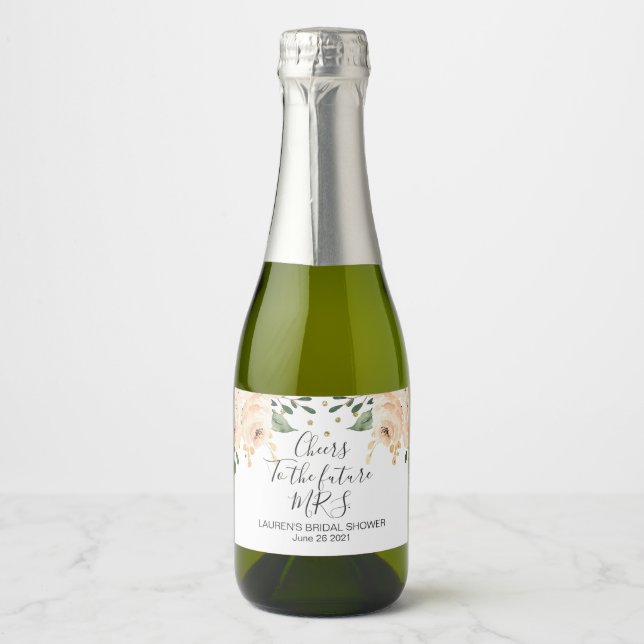  Blommigt Möhippa Mat- och dryckesetikett (Framsida)