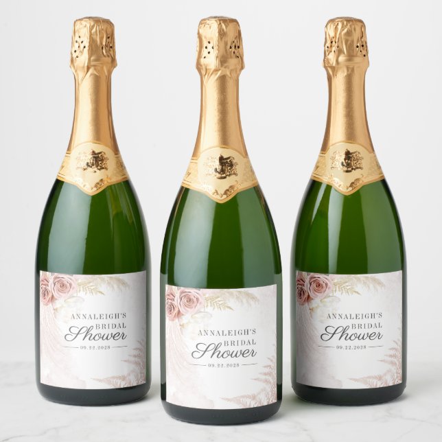 Blommigt Möhippa Pampas Grass Terracotta (Flaskor)