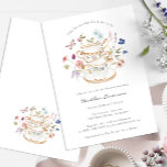 Blommigt Möhippa Tea-inbjudan Inbjudningar<br><div class="desc">Låt din Speciella Blommar med Blommigt Möhippa Tea-inbjudan! Den här Blommigt Möhippa Tea-inbjudan innehåller fantastiska, handmålade blommigtar i djupa lilor, dammiga blåa och rosa med sage grey. Vare sig du är värd för en trädgård party eller en mysigt, intim församling, kommer denna vackra inbjudan att ge en speciell charm till...</div>