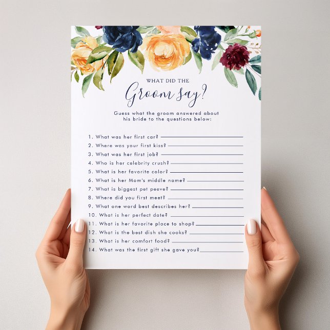 Blommigt Möhippa Vad sa Groom? (Skapare uppladdad)