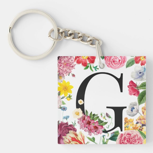 Blommigt Monogram (Framsidan)