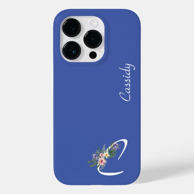 Blommigt Monogram c Pension (Baksida)