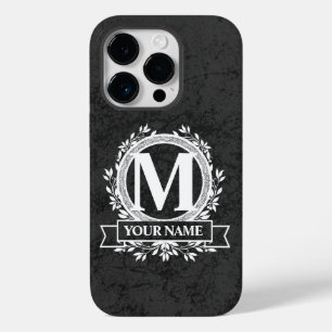 Blommigt Monogram Design Fodral-Mate iphone case