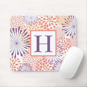 Blommigt Monogram Musmatta