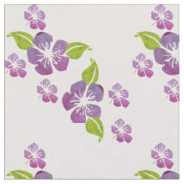 Blommigt mönstrat tyg