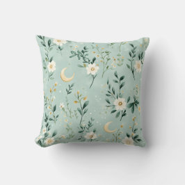 Blommigt Moondrömmar Nursery Pillow Kudde
