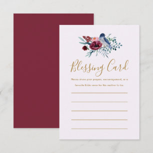 Blommigt Mor Blating Card Prayers Note-kort Tilläggskort