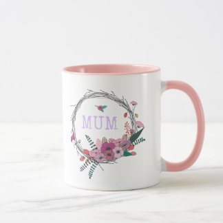 Blommigt Morsa Mugg