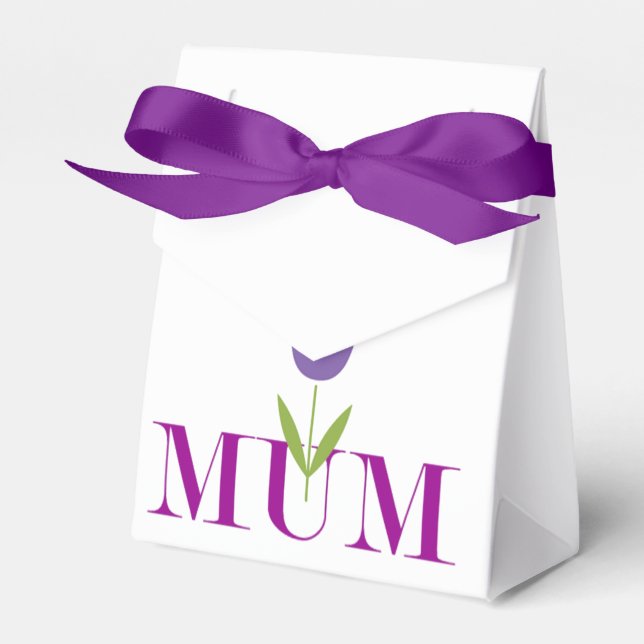 Blommigt Morsa Presentaskar (Framsidan Sidan)