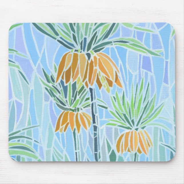 Blommigt Mosaic Design Musmatta (Framsidan)