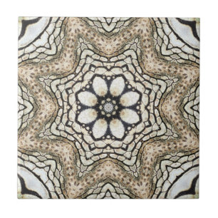 Blommigt Mosaic Nature Inspired Ceramic Tile Kakelplatta