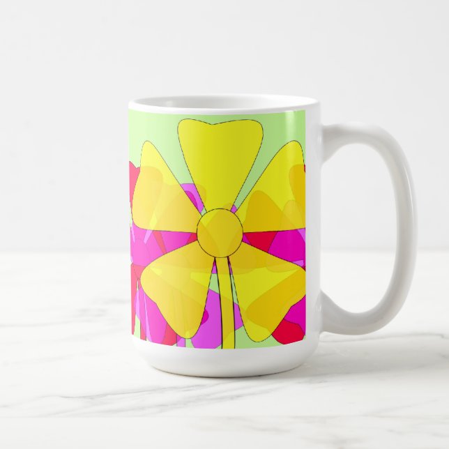 Blommigt Motif Kaffemugg (Höger)