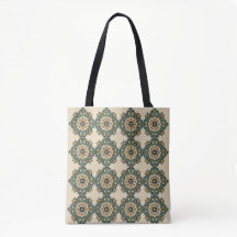Blommigt Motif Tote-säck