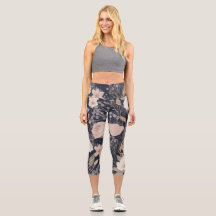 Blommigt Motif Yoga Capris