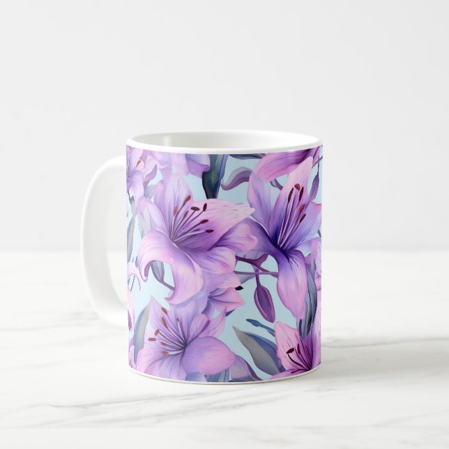 Blommigt Motifs Kaffemugg (Framsida vänster)