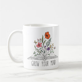 Blommigt Motivering | Öka ditt sinne | Gift Kaffemugg