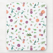 Blommigt Mouse Pad för henne | Office Gift för Mam