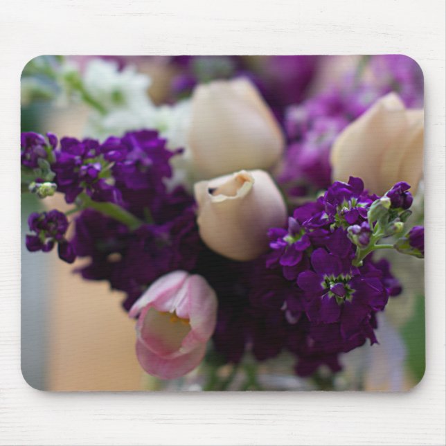 Blommigt Mousepad Musmatta (Framsidan)