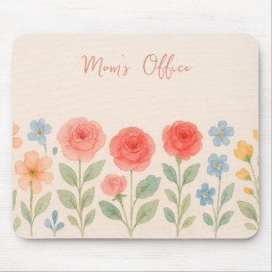 Blommigt Mousepad Musmatta