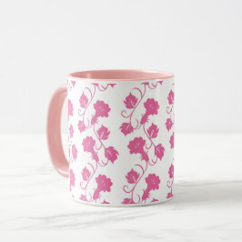 Blommigt Mugg