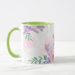 Blommigt Mugg