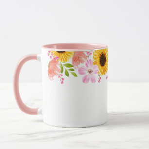 Blommigt Mugg