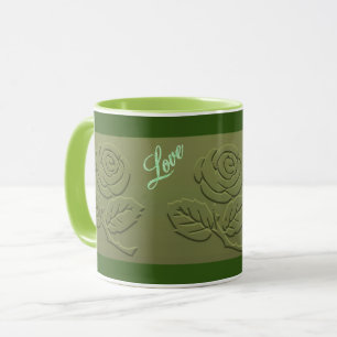 Blommigt Mugg