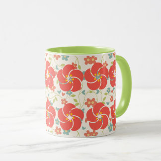 Blommigt Mugg