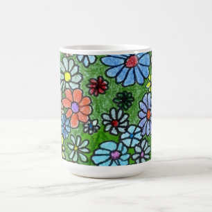 Blommigt Mugg