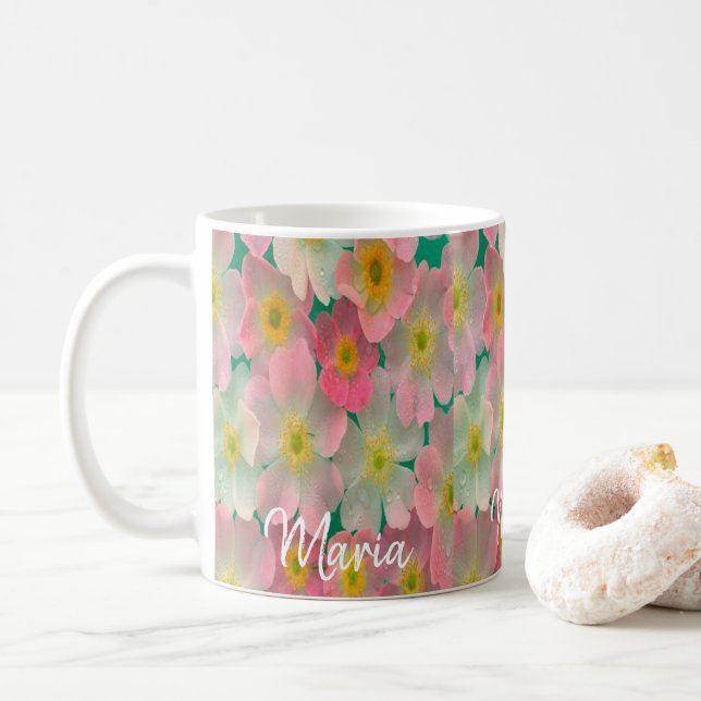 Blommigt Mugg (Med munk)