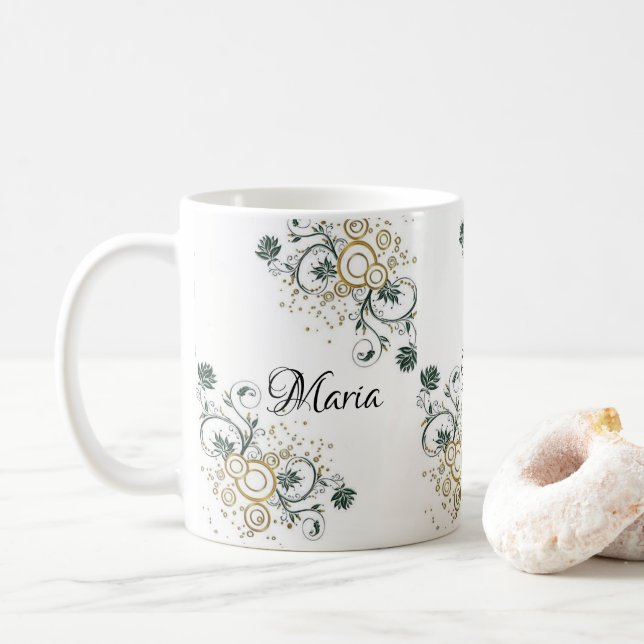 Blommigt Mugg (Med munk)