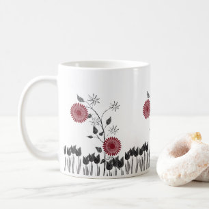 Blommigt Mugg