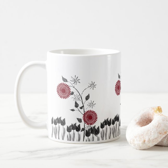 Blommigt Mugg (Med munk)