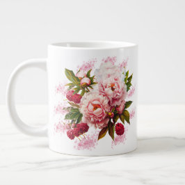 Blommigt Mugg - Perfekt Mors dag Gift Jumbo Mugg