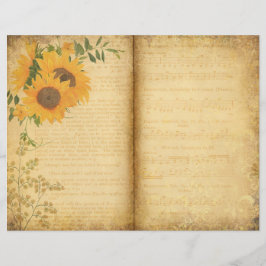 Blommigt Music Lakan Journal Scrapbook Page