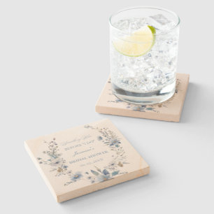 Blommigt Något blått innan jag gör Möhippa Stenunderlägg