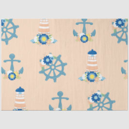 Blommigt Nautisk seriedesign 4