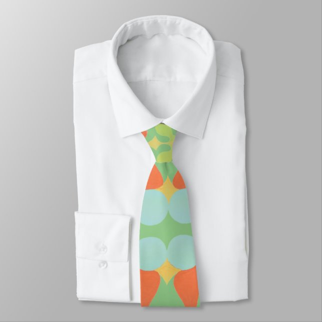 Blommigt Neck Tie Slips (Bunden)