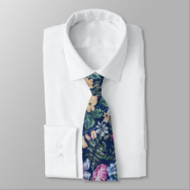 Blommigt Neck Tie Slips