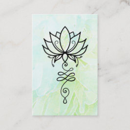 *~* Blommigt Nirvana Helig Geometry Yoga Lotus Visitkort