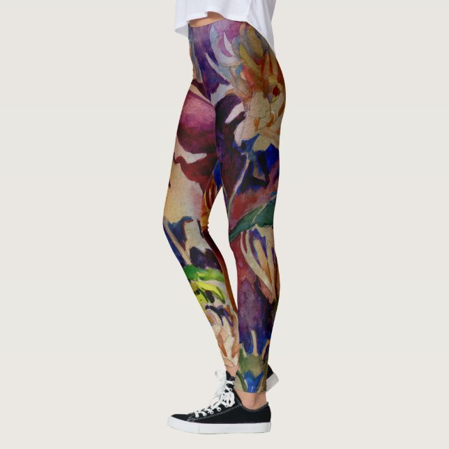 Blommigt nr 7 leggings (Vänster)