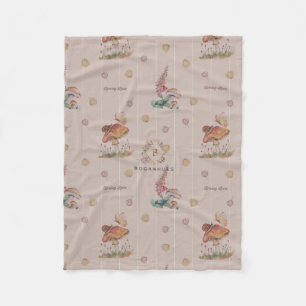 Blommigt Nursery Whimsical print baby filt