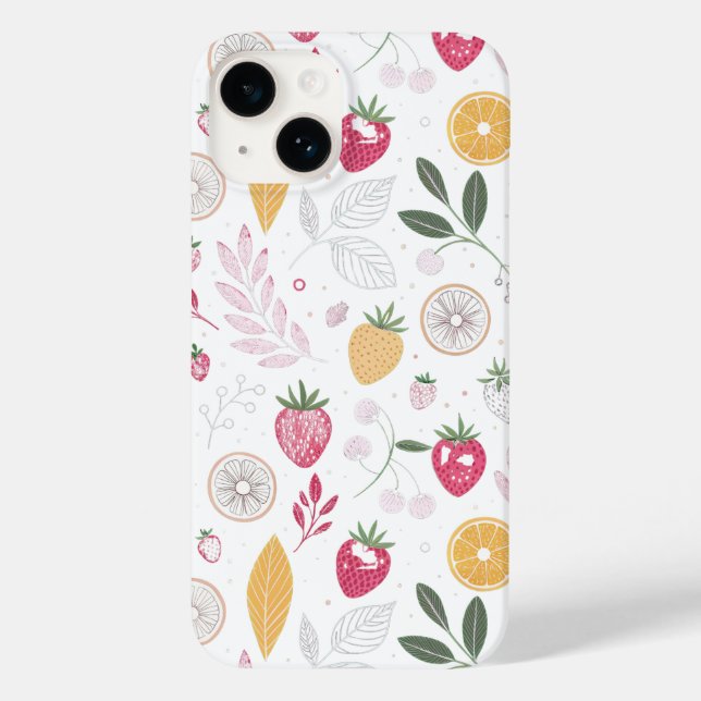 "Blommigt och bärväska i Mönster Wallet Case" (Baksida)