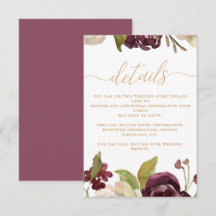 Blommigt och Bröllop-gästinformation